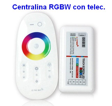 Centralina per Led RGBW 12v e 24Volt con telecomando